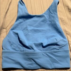 Lululemon High Neck Blue Sports Bra